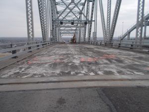 Asphalt removal progress looking east (April 7)