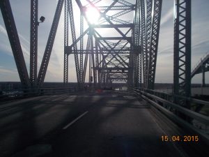 Center span looking east