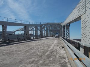 Completed asphalt removal looking west