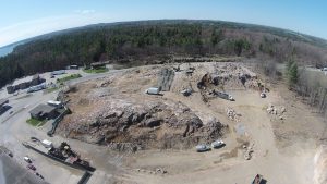 Canadian Customs Facility Rehabilitation Update – Rock Blast / Excavation May 2, 2015