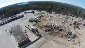 Canadian Customs Facility Rehabilitation Update – Rock Blast / Excavation May 2, 2015