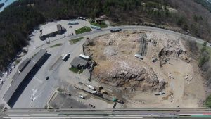 Canadian Customs Facility Rehabilitation Update – Rock Blast / Excavation May 2, 2015