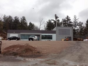 Utility & Service Building at Substantial Completion