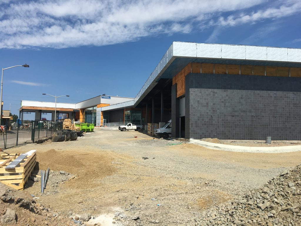 Construction progress at new CBSA Traffic Building 