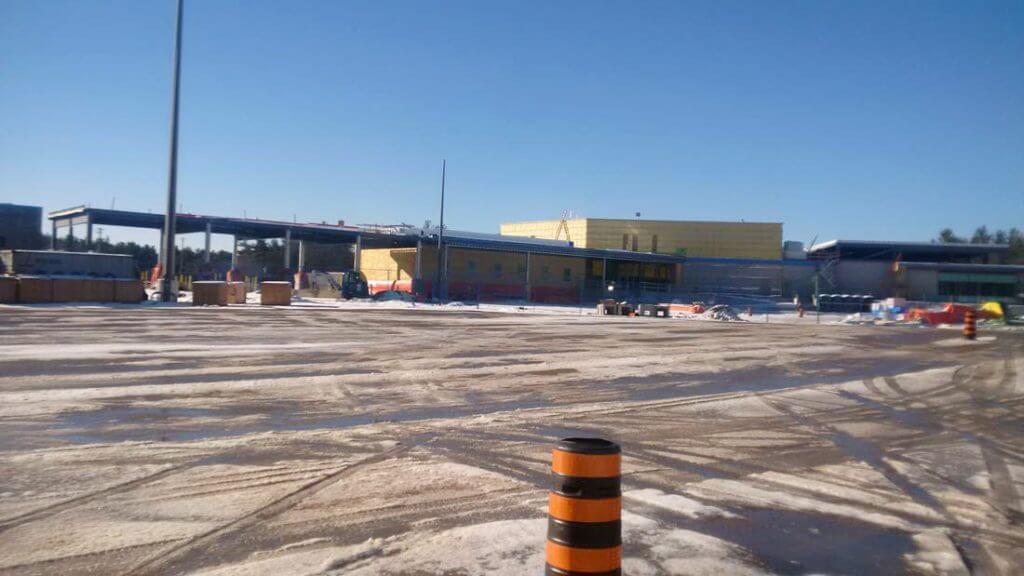 Work progress on the CBSA Building 